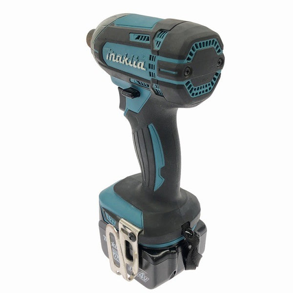 ☆比較的綺麗☆makita マキタ 14.4V 充電式インパクトドライバー TD138DRFX バッテリ2個(14.4V3.0Ah) 充電器 ケース付 コードレス134982 - 7