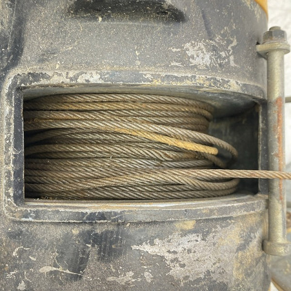 ☆中古品☆RYOBI リョービ 電動ウインチ WI-61C リモコン付 100V 荷重60kg 揚程30m 電動ウィンチ 荷揚げ機114596 - 9