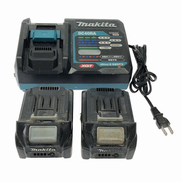 ☆中古品☆makita マキタ 40Vmax 充電式ハンマドリル HR001G バッテリ2個(2.5Ah) 充電器 ケース付 コードレス ハンマードリル133419 - 9