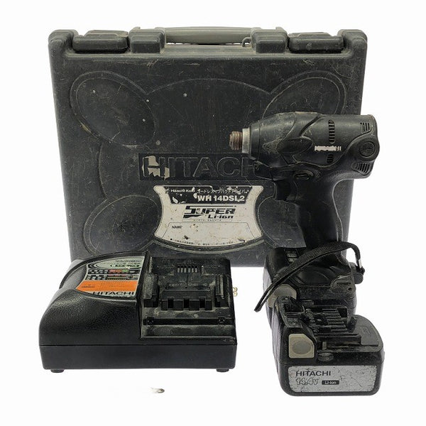 ☆中古品☆HITACHI 日立工機 14.4V コードレスインパクトドライバー 