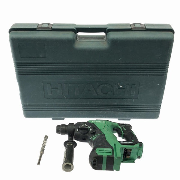 ☆中古品☆HITACHI 日立工機 18V 26mm コードレスロータリハンマドリル DH18DBL 本体＋ケース付 充電式 ハンマードリル - 3