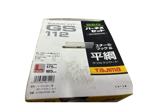 ☆未使用品☆TAJIMA タジマ ハーネスGS 平綱ダブルランヤードL1 A1GSLFR-WL1BK Lサイズ フルハーネス 墜落制止用器具 新規格126872 - 9