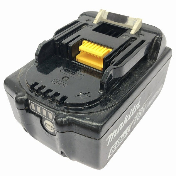 ☆中古品☆makita マキタ 18V 6.0Ah 純正 リチウムイオンバッテリー BL1860B(残量表示付)×2台 BL1850×1台 蓄電池136849 - 4