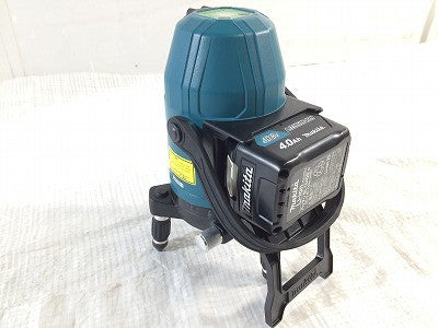 ☆極美品☆ makita マキタ 10.8V 充電式屋内・屋外兼用墨出し器 SK10GD 本体+受光機(LDG-5)+バッテリー1個+パーツ+充電器+ケース - 7