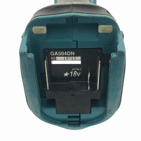 ☆中古品☆makita マキタ 18V 125mm 充電式ディスクグラインダ GA504DN 本体のみ 研磨 切削 サンダー - 9