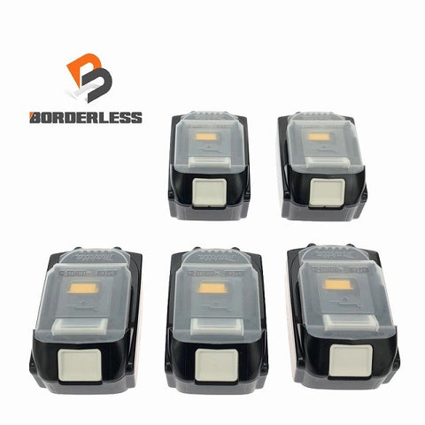 ☆未使用品5個セット☆makita マキタ 18V 6.0Ah 純正 リチウムイオンバッテリー BL1860B 残量表示付 リチウムイオン ※コメント有り114422