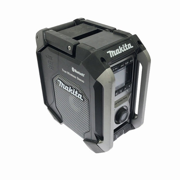 ☆中古品☆ makitaマキタ 40Vmax/18V/14.4V/10.8V 充電式現場ラジオ MR005G 黒/ブラック 本体+ACアダプター+取扱説明書 Bluetooth114479 - 3