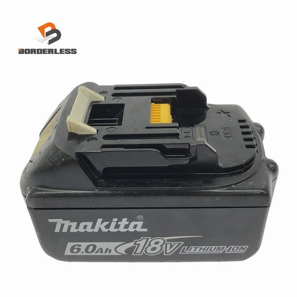 ☆中古品☆makita マキタ 18V 6.0Ah 純正リチウムイオンバッテリー BL1860B リチウムイオン電池 蓄電池 充電池137914 - 1