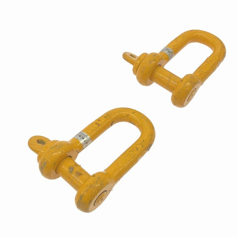 ☆中古品2個セット☆HAYAMA ハヤマ 早間 シャックル WLL5T U字型 吊り金具 荷吊り 荷上げ 運搬 建設 建築114455 - 0
