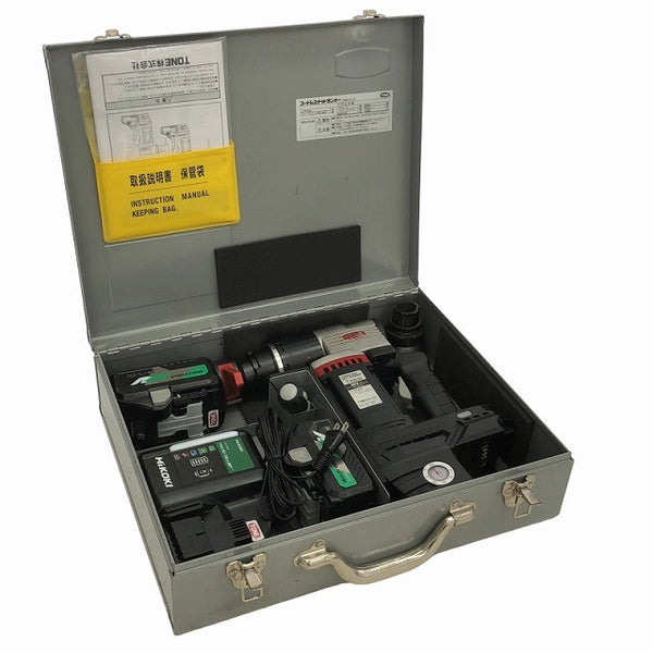 ☆比較的綺麗 中古品☆TONE トネ コードレスナットランナー CNB50 バッテリー2個(BSL36B18)充電器 パーツ ケース137379 - 2