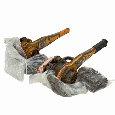 ☆中古品2点セット☆KITO キトー L4 1 1/2TON 1.5TON/ton レバーブロック×2 荷締め 運送 ガッチャ130701 - 0