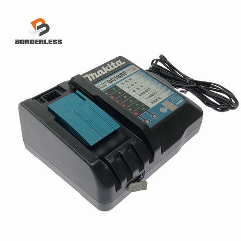 ☆中古美品☆makita マキタ 14.4V/18V用 純正 急速充電器 DC18RF リチウムイオンバッテリー用 リチウムイオン電池用133223