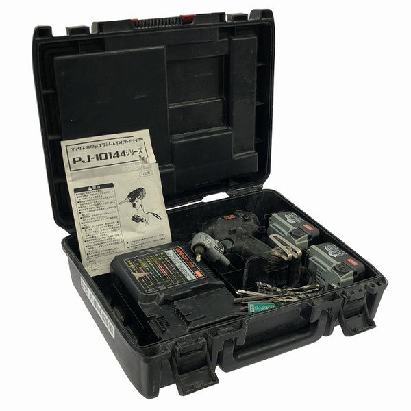 ☆中古品☆MAX マックス 14.4V 充電式ブラシレスインパクトドライバー PJ-ID144-B2C(K) バッテリ2個(3.0Ah) 充電器 ケース付137069 - 2