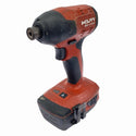 ☆中古品☆HILTI ヒルティ 22V 充電式インパクトドライバー SID4-A22 バッテリ1個(3.0Ah)付 コードレス バッテリー式118033 - 2