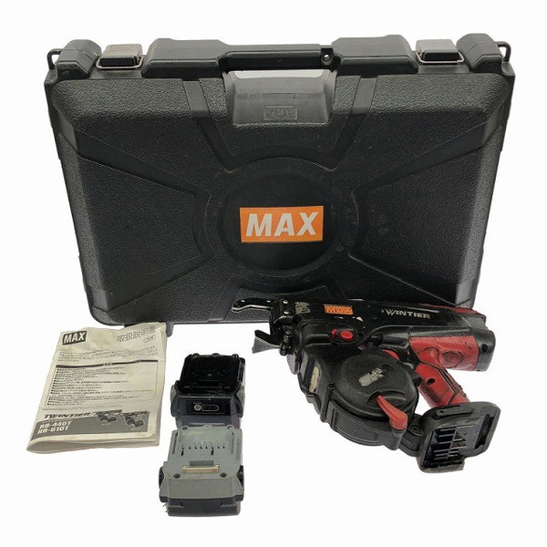 ☆中古品☆ MAX マックス 14.4V 鉄筋結束機 RB-440T バッテリー2個(14.4V5.0Ah.14.4V3.0Ah)付き135044 - 3
