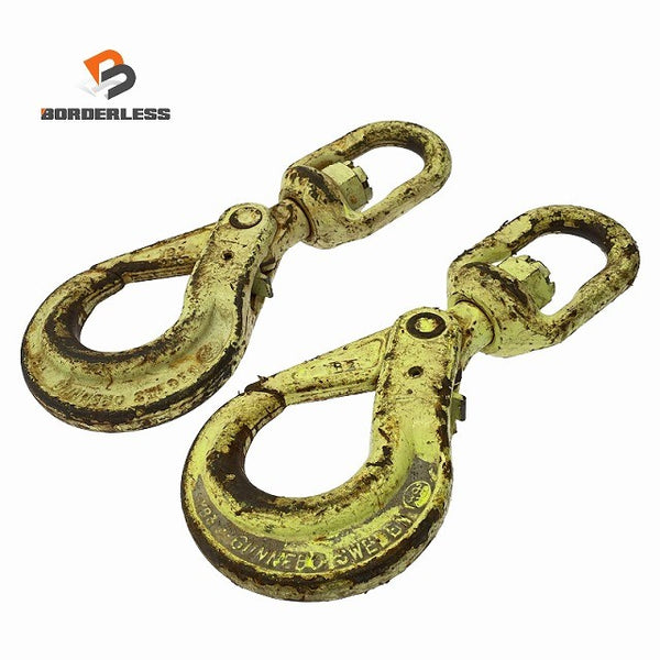 ☆中古品2本セット☆MARTEC マーテック スイベルフック BKL16-10 荷重8.0ton/8ton スリングフック 荷揚げ 吊り具 玉掛け 回転フック132514 - 1