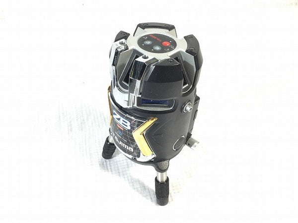 ☆中古品☆Tajima タジマ ZERO BLUE レーザー墨出し器 ZEROBLS-KJC 受光器 バッテリ1個 ACアダプタ ケース付き 測定130444 - 5