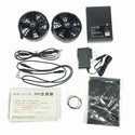 ☆未使用品セット☆XEBEC ジーベック 25V 空調服スターターキット XS25011 ベスト(横ファン) KU92320 Mサイズ 暑さ対策116413 - 10