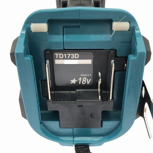☆未使用品 バッテリ1個☆makita マキタ 18V 充電式インパクトドライバ TD173D 青/ブルー バッテリー1個(18V 6.0Ah) 充電器135991 - 8