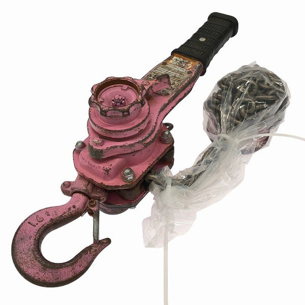 ☆中古品☆ KITO キトー レバーブロック LB016 L5形 荷重1.6ton/1.6トン 揚程1.5m レバーホイスト ガッチャ 荷揚げ 荷締め機135317 - 4
