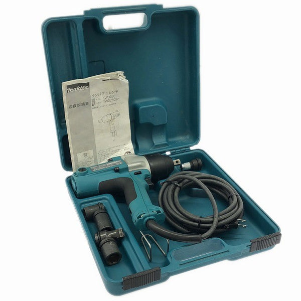 ☆美品☆makita マキタ 100V インパクトレンチ TW0250 250N･m 角ドライブ12.7mm コード式 締め付け 電動工具133893 - 2