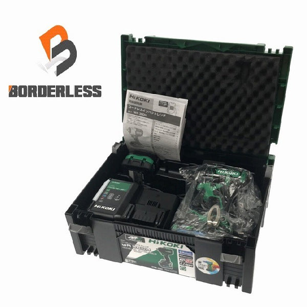 ☆未使用品☆ HIKOKI ハイコーキ 36V コードレスインパクトレンチ WR36DH(2XPSZ) マルチボルトバッテリー2個+充電器+ケース120549 - 1