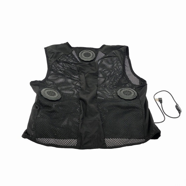 ☆極美品☆I'Z FRONTIER アイズフロンティア ペルチェベスト #107 黒/ブラック Lサイズ ペルチェウェア 冷却ベスト 空調作業服 - 9