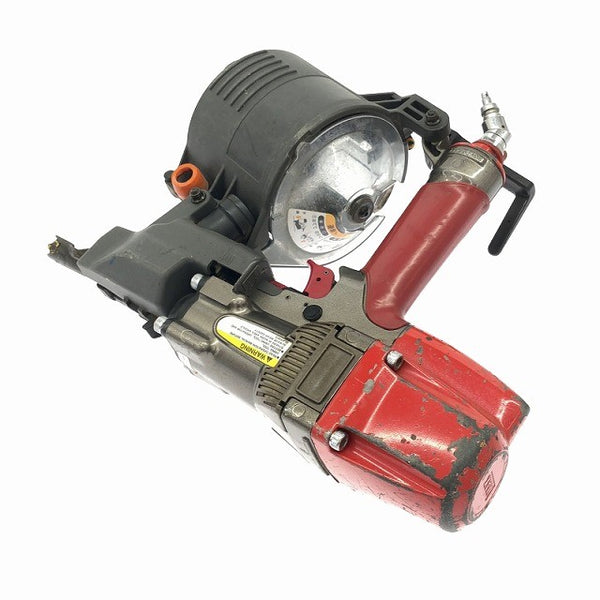 ☆中古品☆MAX マックス 高圧 90mm スーパーネイラ HN-90 本体のみ エア釘打ち機 コイルネイラ ロール釘打機 エアーツール - 5