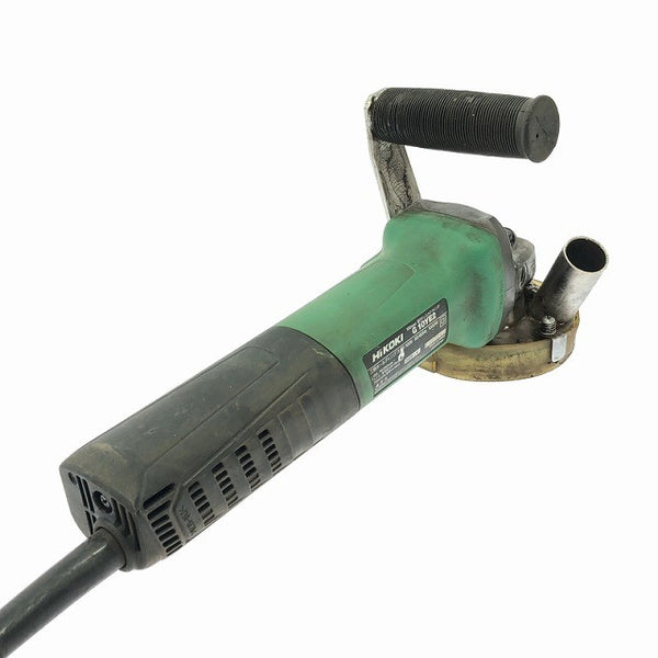 ☆中古品☆ HIKOKI ハイコーキ 100mm 電子ディスクグラインダ G10YE2 紅蓮 集じんカバー付き 電動工具 研磨 研削117740 - 4