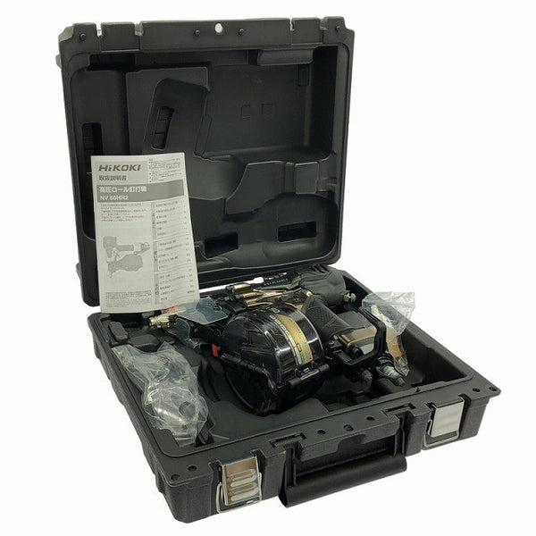 ☆未使用品☆ HiKOKI ハイコーキ 50mm 高圧 ロール釘打機 NV50HR2(S) ケース付き ハイゴールド134533 - 2