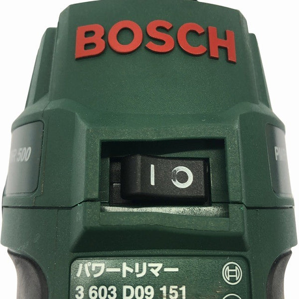☆比較的綺麗☆BOSCH ボッシュ 100V パワートリマー PMR500 ビット付 コード式 木材加工 トリミング ルーター 電動工具136055 - 8