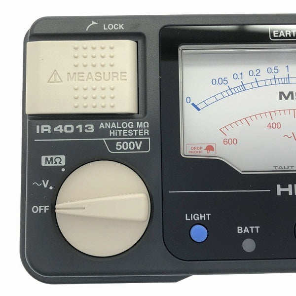 ☆未使用品☆HIOKI 日置電機 アナログメグオームハイテスター IR4013-10 単レンジ アナログ絶縁抵抗計 アナログメガー 電気計測器132199 - 8