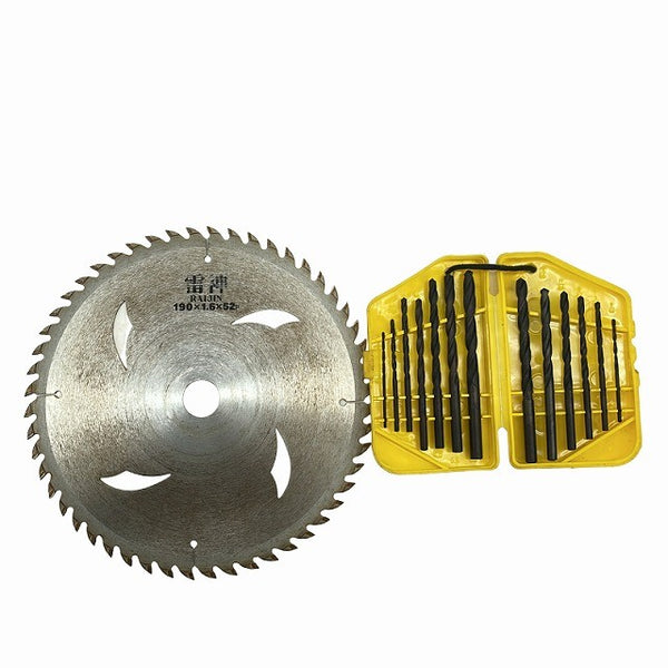 ☆中古品2点☆makita マキタ 100V 15mm 電気ドリル HP1501 190mm 際切マルノコ 5840BA 木材加工 日曜大工 DIY おまけ付♪129477 - 10