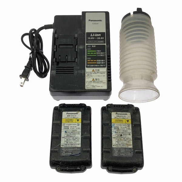 ☆中古品☆Panasonic パナソニック 14.4V/18V 充電マルチハンマードリル EZ78A1 バッテリー2個 (14.4V 4.2Ah) SDSプラスシャンク130522 - 10
