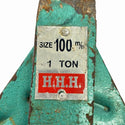 ☆中古品2個セット☆H.H.H. スリーエッチ SIZE 100m/m 1TON 強力型滑車 フック型 クレーン128583 - 10