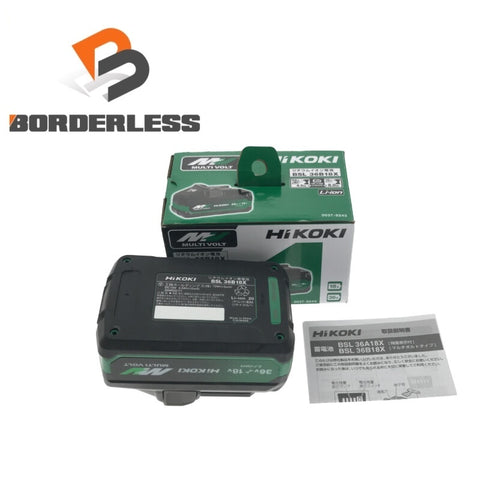 ☆未使用品☆HIKOKI ハイコーキ 36V 4.0Ah 純正 マルチボルトバッテリー BSL36B18X リチウムイオンバッテリー 蓄電池 充電池126877