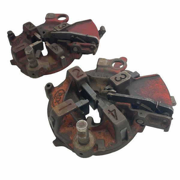 ☆中古品 2個セット☆REX レッキス ねじ切り機用自動切り上げダイヘッド 1-2 1個 1/2-3/4 1個 加工 小型 パイプマシン131300 - 4