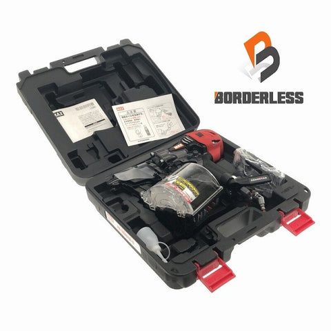 ☆未使用品☆MAX マックス 高圧 90mm スーパーネイラ HN-90N6(D)-G コイルネイラ 高圧釘打機 エアロスター134230 - 0