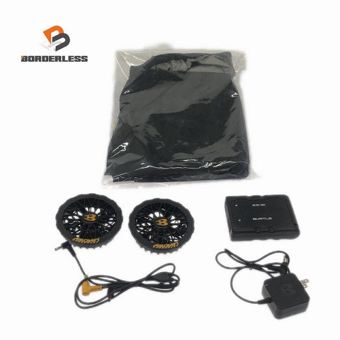 ☆美品セット☆BURTLE バートル 30V エアークラフト専用バッテリー AC10 ファンユニット AC10-1/10-2 ベスト XXLサイズ付き133414