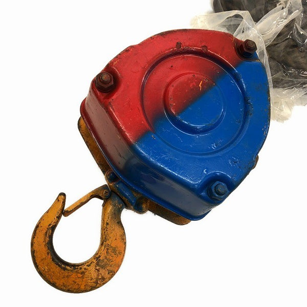 ☆中古品2個セット☆KITO キトー チェーンブロック M3形 CB010 荷重1.0ton/1ton 揚程2.5m 手動式 チェンブロック 吊り具 荷揚げ機135610 - 6
