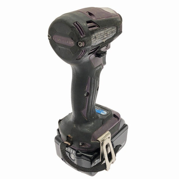☆中古品☆makita マキタ 18V 充電式インパクトドライバ TD172D 本体+バッテリー2個(18V 6.0Ah) 付き 電動工具134214 - 4