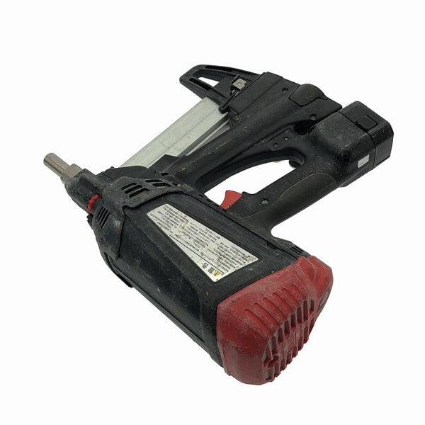 ☆中古品☆ MAX マックス 6V ガスネイラ GS-738C2 本体+バッテリー2個(6V 1.5Ah)充電器+パーツ+ケース リフォーム 鉄丸 釘/クギ113401 - 7