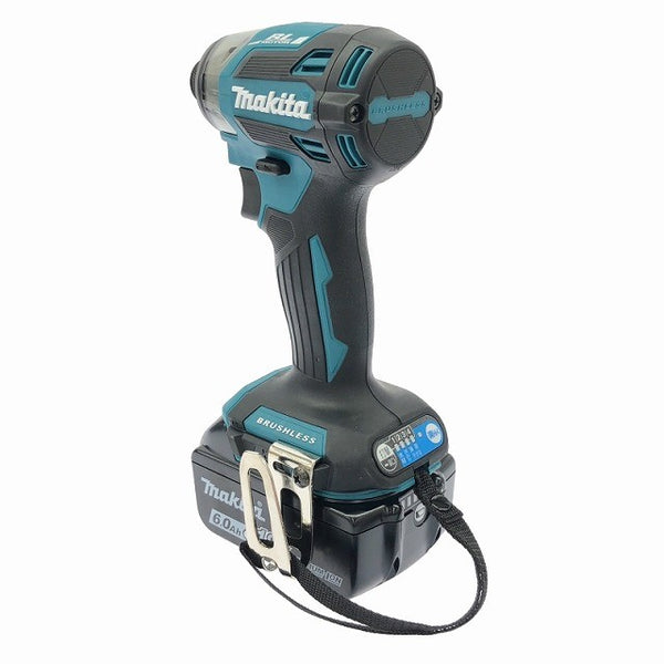 ☆未使用品☆makita マキタ 18V 充電式インパクトドライバ TD173D バッテリー(18V 6.0Ah) 充電器 ケース付 電動工具 締め付け118289 - 7