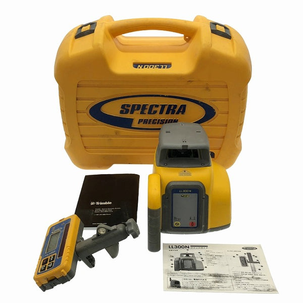 ☆中古品☆SPECTRA スペクトラ 回転レーザーレベル LL300N 受光器 HL450 ケース付 ニコン トリンブル 測定器 建設工事114621 - 3