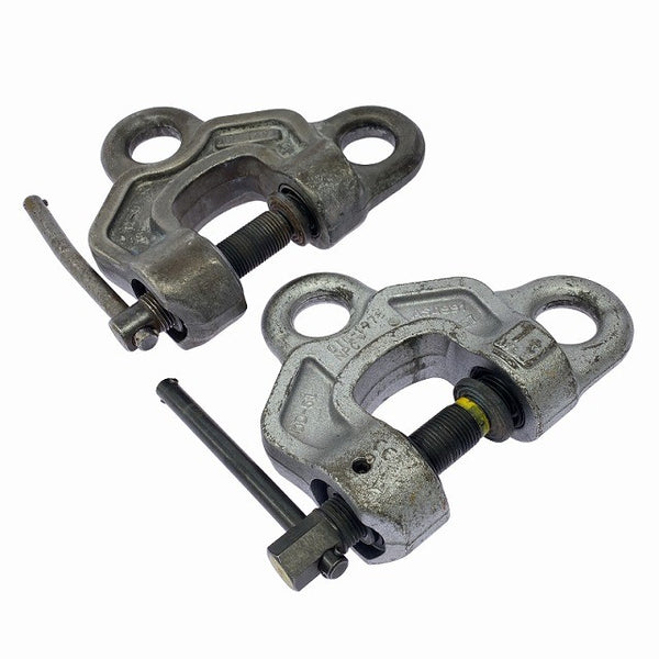 ☆中古品2個セット☆EAGLE CLAMP イーグルクランプ ねじ式全方向クランプ SBB-1t 荷重1ton 鉄鋼用 スクリュークランプ 吊りクランプ131161 - 2