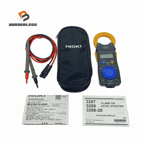☆極美品☆HIOKI 日置電機 クランプオンAC/DCハイテスター 3288 ケース付 小型 AC/DCクランプメーター クランプリーカー124480