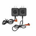☆中古品2点☆長信ジャパン バッテリーセット GB428 本体2個+AC充電ケーブル2本 空調作業服 暑さ対策134575 - 10