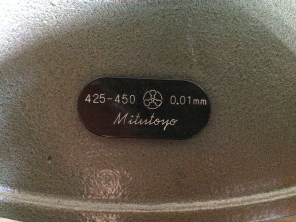 ☆中古品3点セット☆MITUTOYO ミツトヨ 外側マイクロメーター 375-400mm 400-425mm 425-450mm 測定工具131470 - 10
