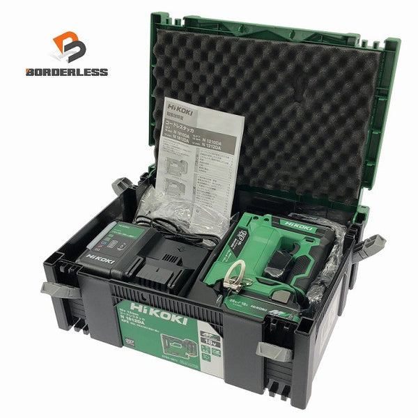 ☆未使用品☆HiKOKI ハイコーキ 18V 13mm コードレスタッカ N1812DA(XPZ) バッテリー(BSL36A18X) 充電器付き133636 - 1