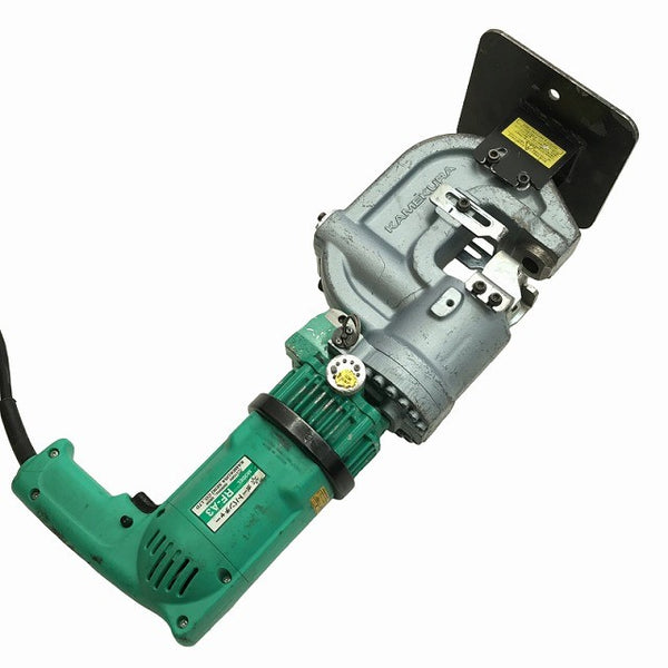☆中古品☆KAMEKURA 亀倉精機 電動油圧式ポートパンチャー RF-A3 縦型/穴あけ/切断/鉄工/加工/板金 コード式 電動工具135695 - 6